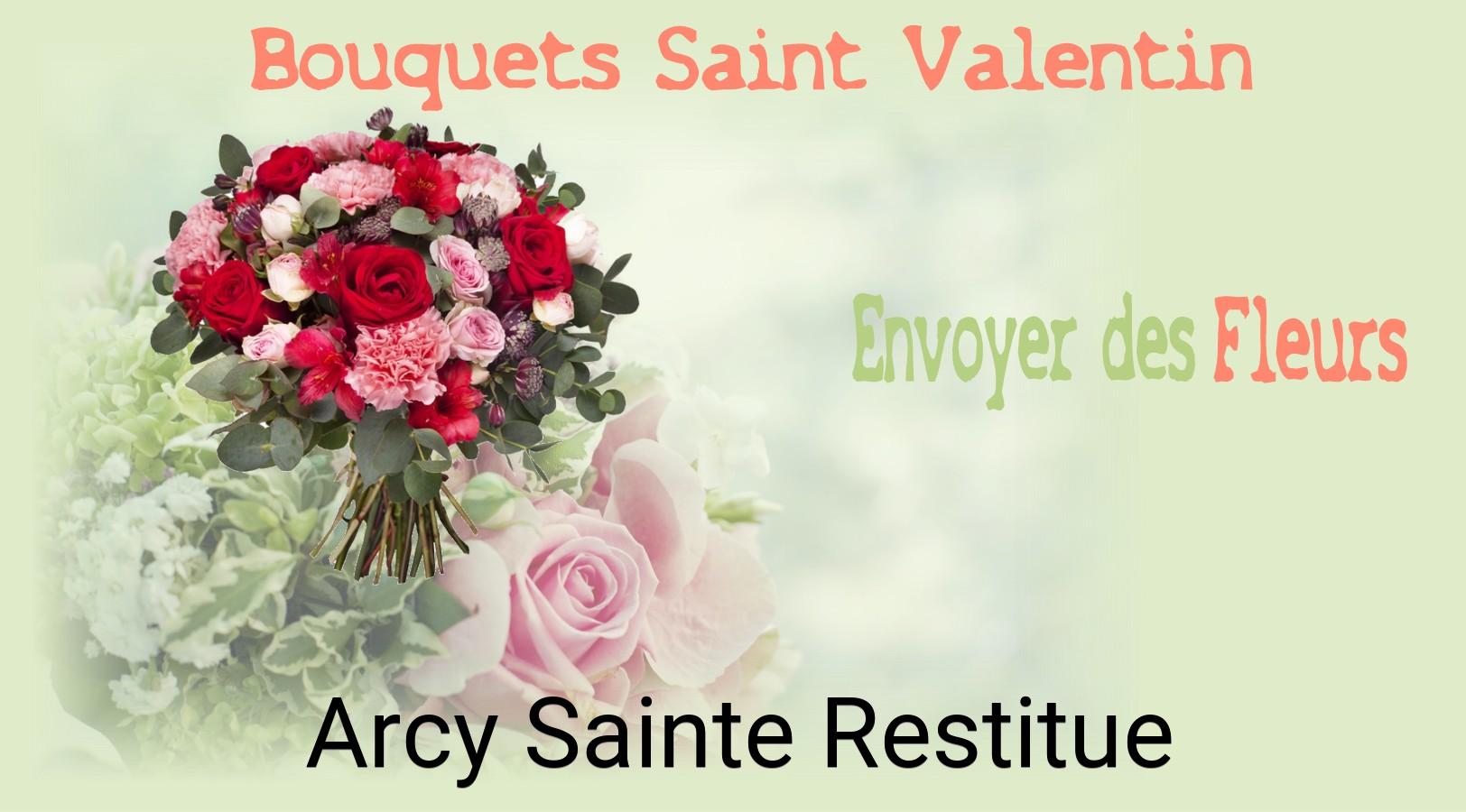 Roses de Saint-Valentin livrées à Arcy-Sainte-Restitue
